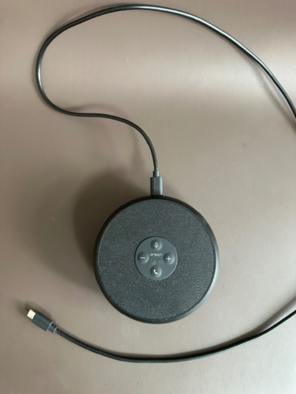 EMEET M1A USB Speakerphone, Built-in Mics, 360° Voice Pickup, Plug&Play-conf cal